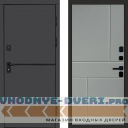 Дверь Termo Door Тренд Графит Горизонт Grey софт